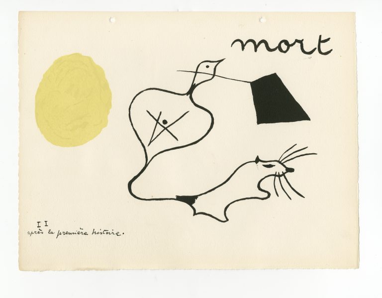 Edition Jeanne Bucher — Lise Hirtz — Joan Miró, Il était une petite pie, 1928 — <br/>© Jeanne Bucher Jaeger