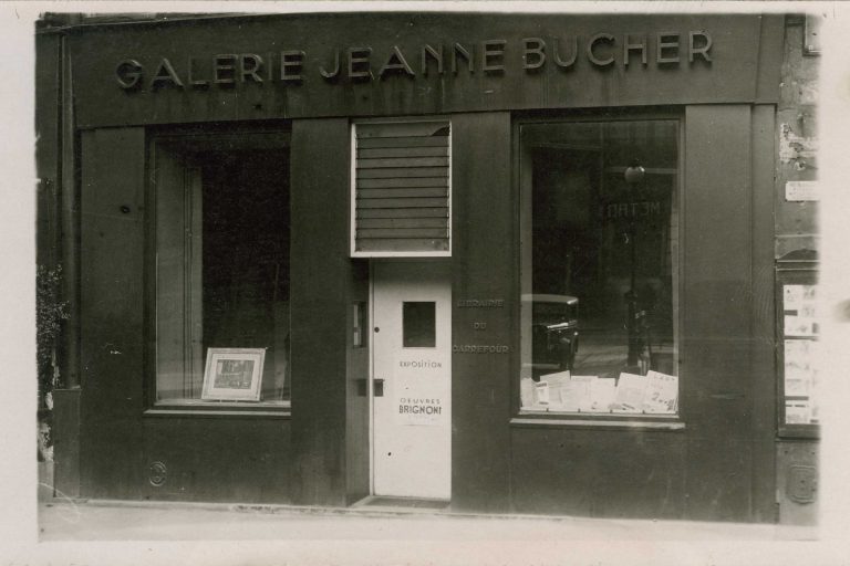Deuxième Galerie Jeanne Bucher, 5 rue du Cherche-midi dans le 6e arrondissement de Paris, 1929<br/>© Jeanne Bucher Jaeger