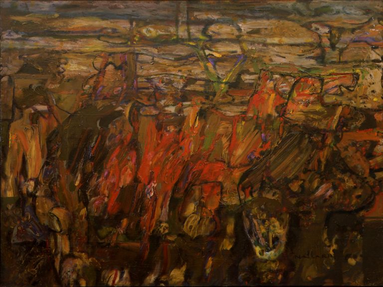 Louis Nallard, Le feu dans les sables, 1990<br/>© Jeanne Bucher Jaeger
