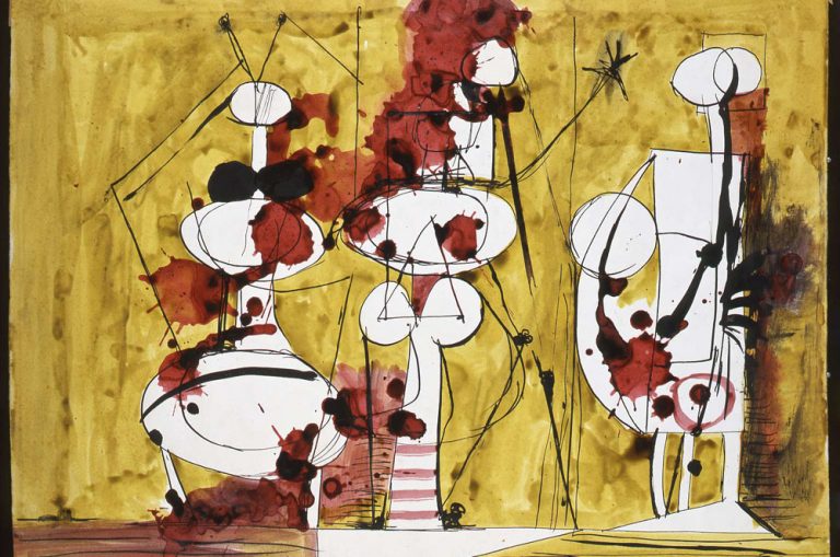 Robert Motherwell, Sans titre, 1944 © Jeanne Bucher Jaeger