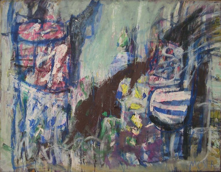 Wilfrid Moser, Piétons du petit matin, 1966<br/>© Jeanne Bucher Jaeger