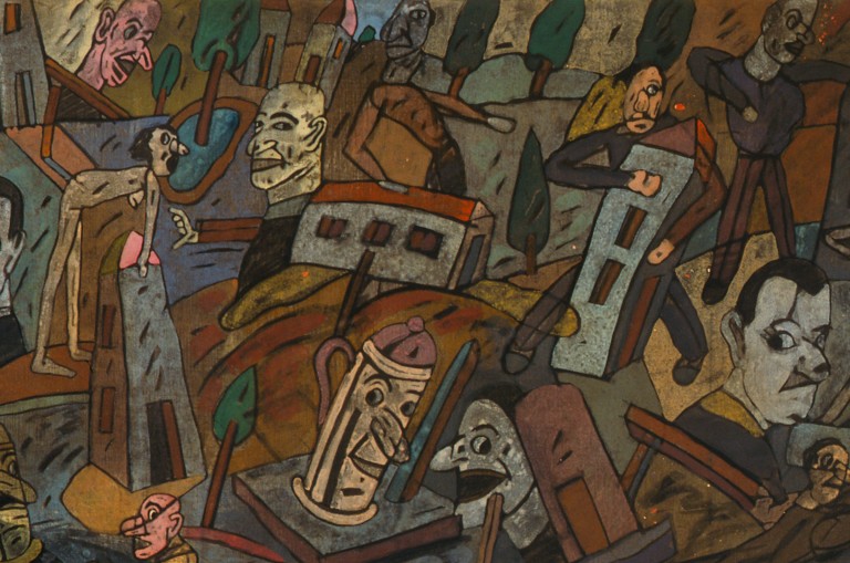 Antonio_Segui_Subi_Si_Podes_1983_detail-768x509 © Jeanne Bucher Jaeger