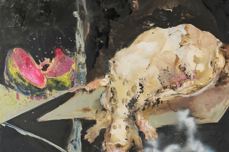 Paul_Rebeyrolle_Le_Chien_Blanc_2000_detail-768x509 © Jeanne Bucher Jaeger