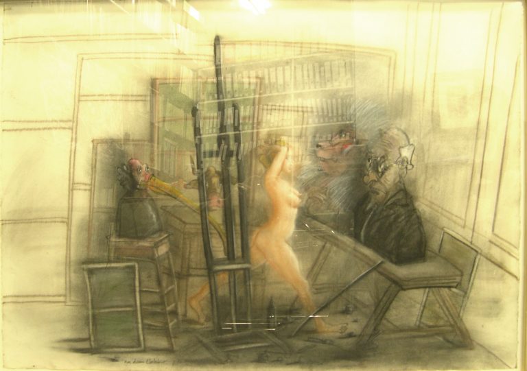 Gérard Barthélémy, Nu dans l'atelier I, 1975<br/>© Jeanne Bucher Jaeger