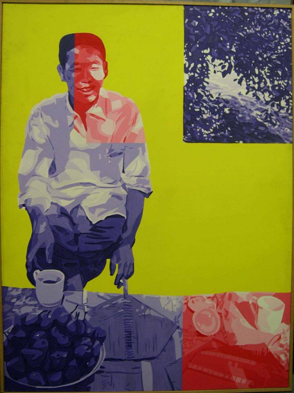 Gérard Fromanger, En Chine à Lo Yang, 1974<br/>© Jeanne Bucher Jaeger