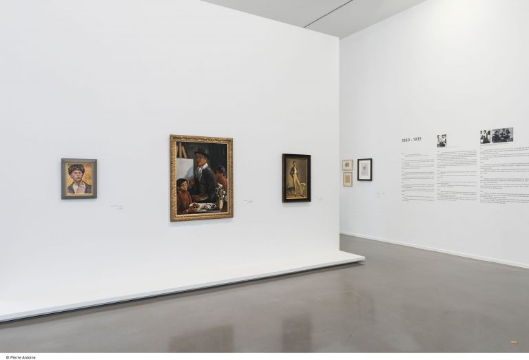 Vue in situ de l'exposition « Derain, Balthus, Giacometti, Une amitié artistique »<br/>© Jeanne Bucher Jaeger