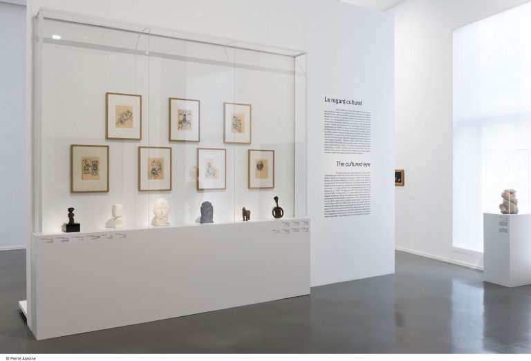 Vue in situ de l'exposition « Derain, Balthus, Giacometti, Une amitié artistique »<br/>© Jeanne Bucher Jaeger