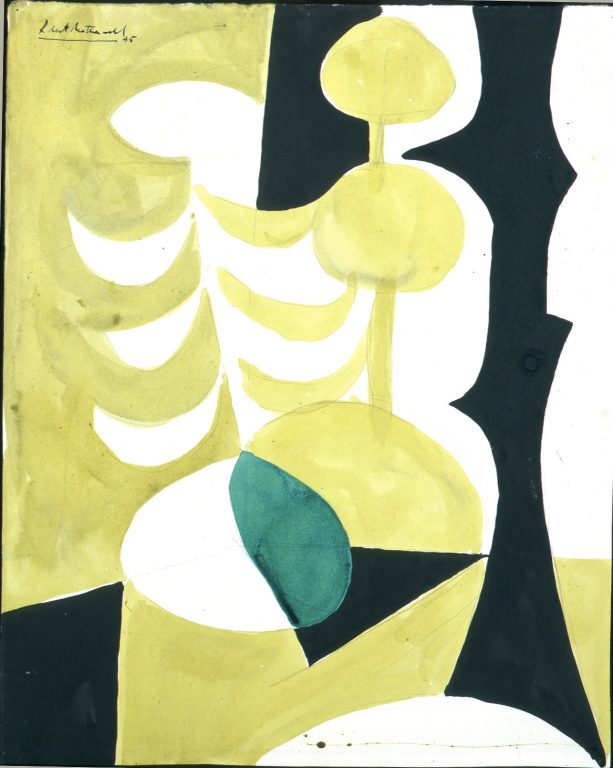 Robert Motherwell, Untitled or Water Color, 1945<br/>© Jeanne Bucher Jaeger