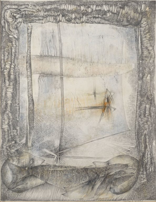 Fred Deux, Nostalgie des masques (nostalgie du symbole), 1990<br/>© Jeanne Bucher Jaeger