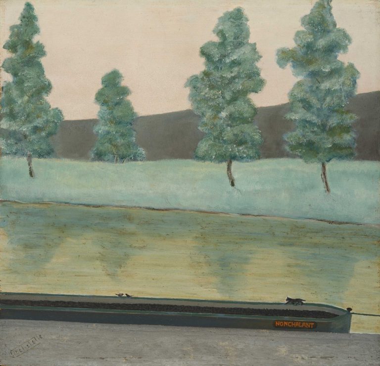 Louis-Auguste Déchelette, Les barricades, 1946<br/>© Jeanne Bucher Jaeger