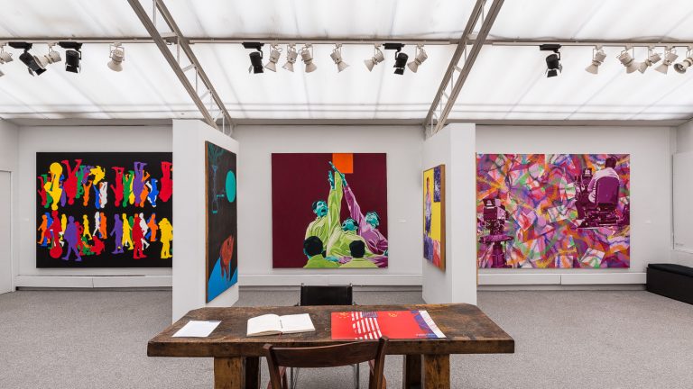 Exposition personnelle « Gérard Fromanger — De toutes les couleurs », 2018<br/>© Jeanne Bucher Jaeger