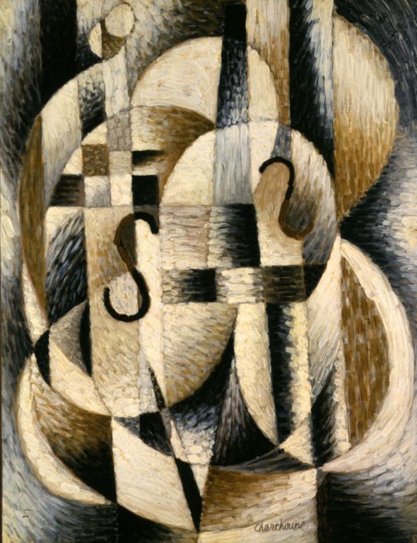 Serge Charchoune, Contrebasse, 1945<br/>© Jeanne Bucher Jaeger