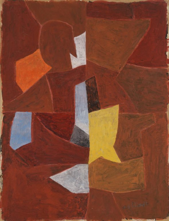 Serge Poliakoff, Sans titre, 1951<br/>© Jeanne Bucher Jaeger