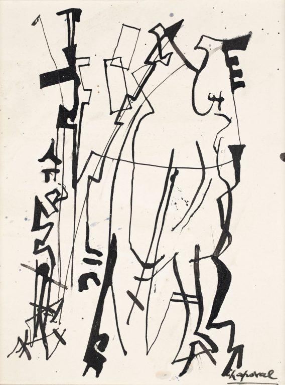 Youla Chapoval, Sans titre, 1950<br/>© Jeanne Bucher Jaeger