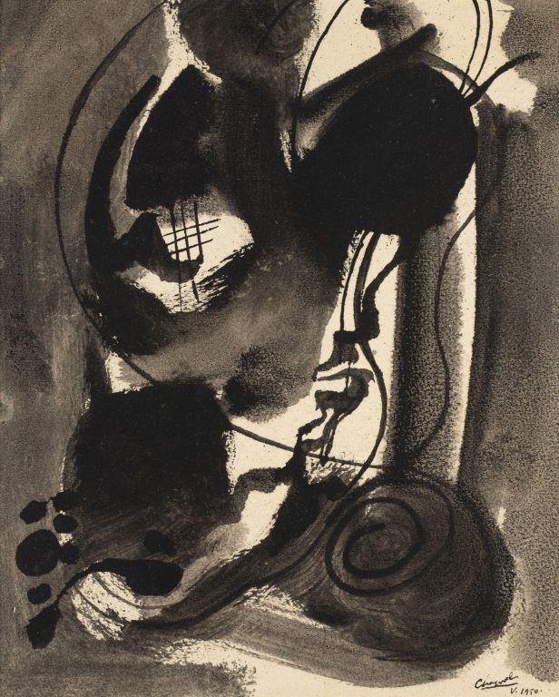 Youla Chapoval, Sans titre, 1950<br/>© Jeanne Bucher Jaeger