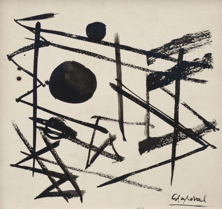 Youla Chapoval, Sans titre, 1950<br/>© Jeanne Bucher Jaeger