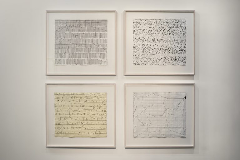 Exposition personnelle « L’Espace de la ligne » Hanns Schimansky, 2019<br/>© Jeanne Bucher Jaeger