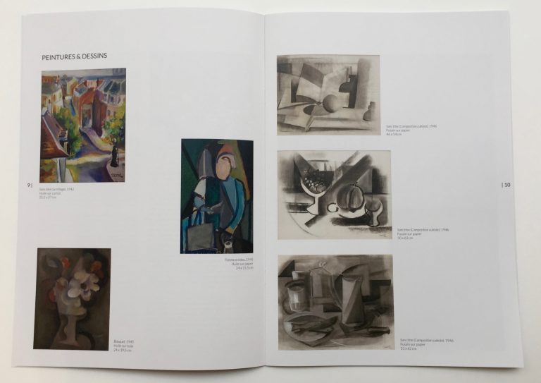 Catalogue d'exposition « Youla Chapoval — Dessins & Peintures », 2019<br/>© Jeanne Bucher Jaeger