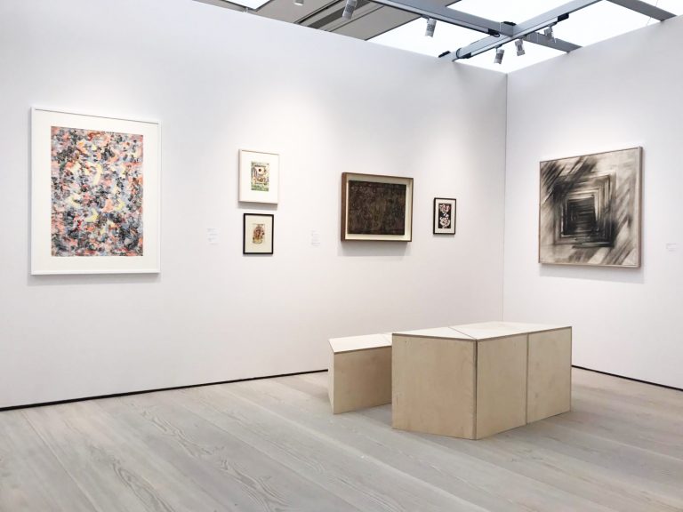 Galerie Jeanne Bucher Jaeger's booth, Draw Art Fair, 2019<br/>© Jeanne Bucher Jaeger
