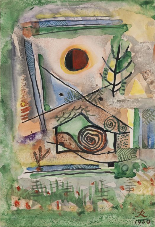 Hans Reichel, Sans titre, 1950<br/>© Jeanne Bucher Jaeger