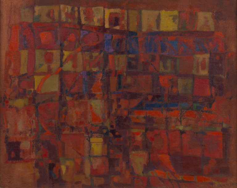 Maria Helena Vieira da Silva, Bibliothèque, 1952<br/>© Jeanne Bucher Jaeger