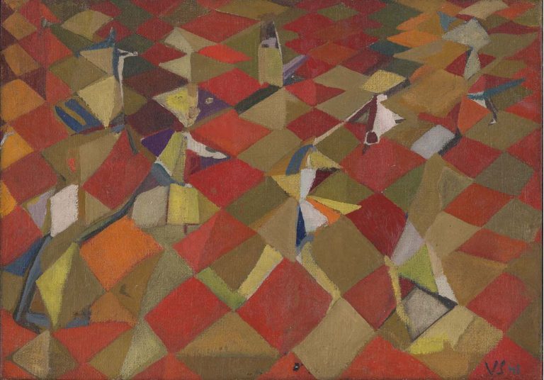Maria Helena Vieira da Silva, Les figurants, 1948<br/>© Jeanne Bucher Jaeger