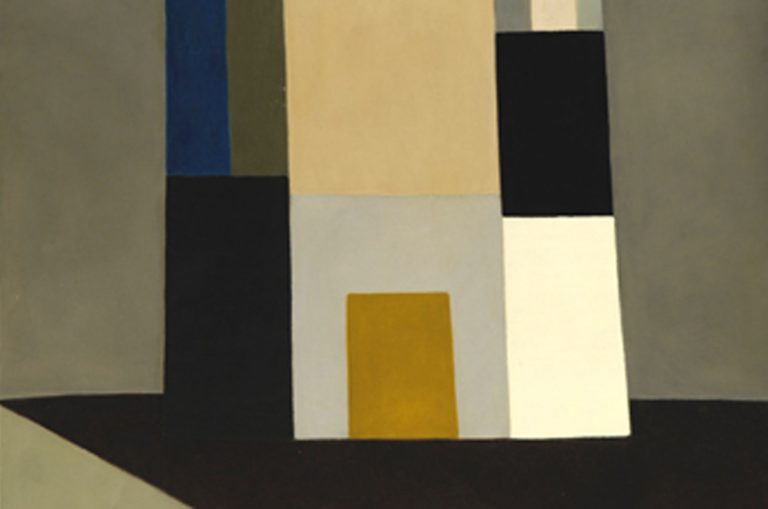 1955_La-cathédrale-de-Barcelonne_vera-pagava_huile-sur-toile_161x80cm_courtesy-of-Association-culturelle-Vera-Pagava-ACVP-cover © Jeanne Bucher Jaeger