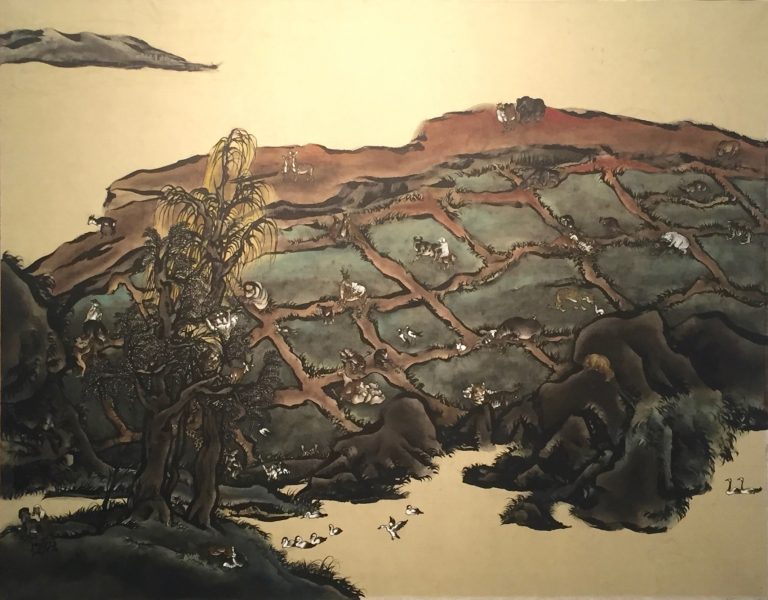 Yang Jiechang, Green Field, 2009<br/>© Jeanne Bucher Jaeger