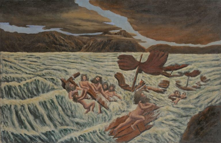 André Bauchant Le naufrage d'Ulysse et de ses compagnons<br/>© Jeanne Bucher Jaeger