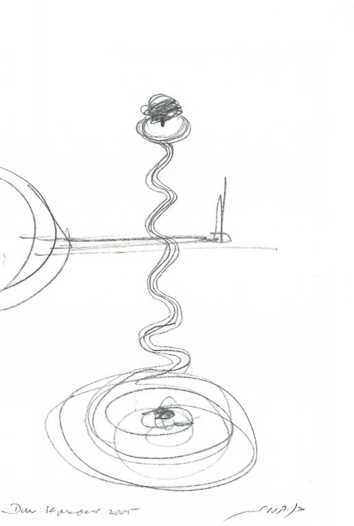 Dani Karavan, Rencontre, 2005<br/>© Jeanne Bucher Jaeger