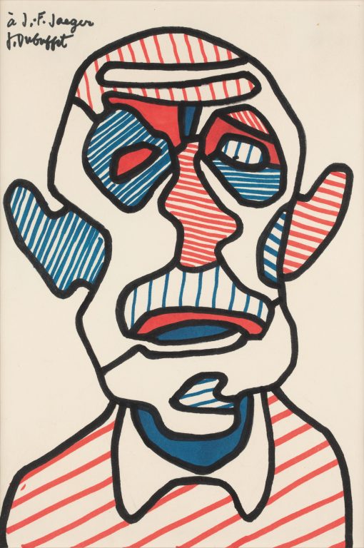 Jean Dubuffet, Autoportrait V, 1966<br/>© Jeanne Bucher Jaeger