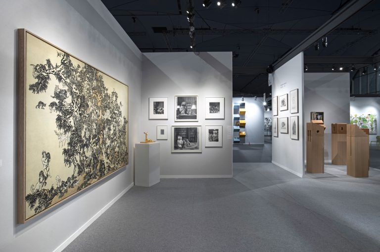 Galerie Jeanne Bucher Jaeger's Booth, Art Paris, 2022<br/>© Jeanne Bucher Jaeger