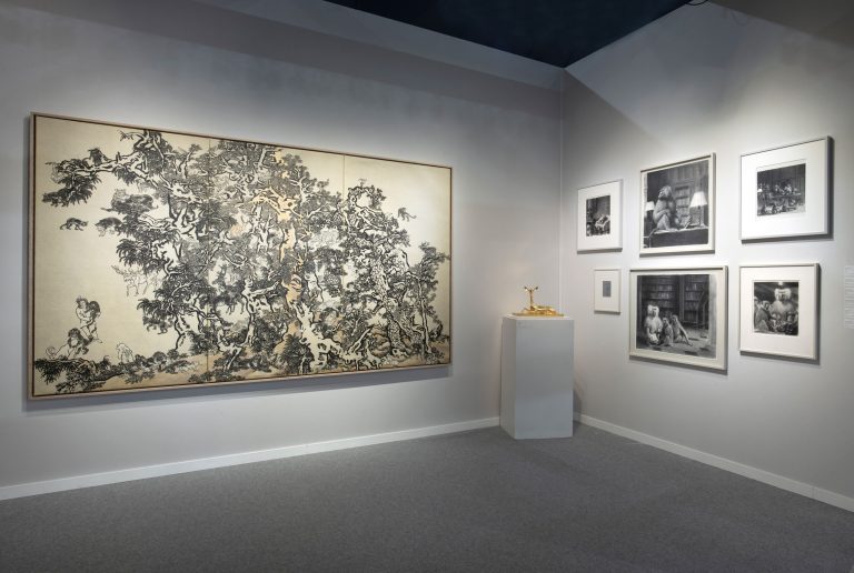 Galerie Jeanne Bucher Jaeger's Booth, Art Paris, 2022<br/>© Jeanne Bucher Jaeger