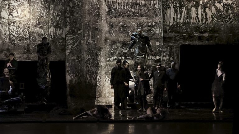 Evi Keller, Scenography Creation Matière-Lumière of the Opera Dido and Aeneas by Purcell 2023, General Rehearsal, January 15, 2023<br/>© Jeanne Bucher Jaeger