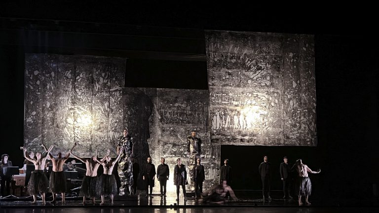 Evi Keller, Scenography Creation Matière-Lumière of the Opera Dido and Aeneas by Purcell 2023, General Rehearsal, January 15, 2023<br/>© Jeanne Bucher Jaeger