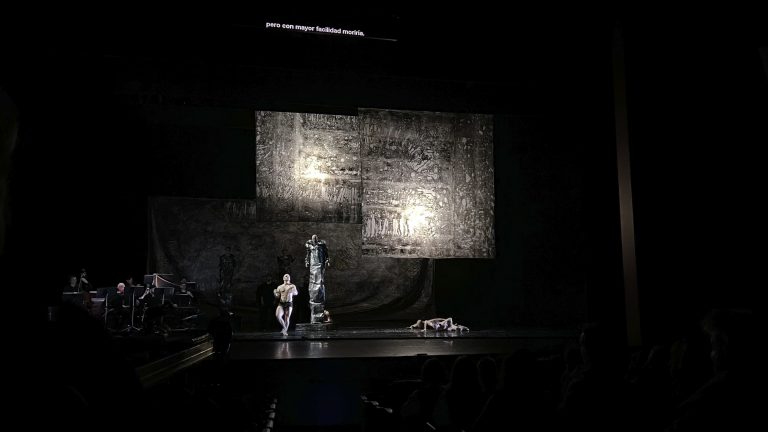 Evi Keller, Scenography Creation Matière-Lumière of the Opera Dido and Aeneas by Purcell 2023, General Rehearsal, January 15, 2023<br/>© Jeanne Bucher Jaeger