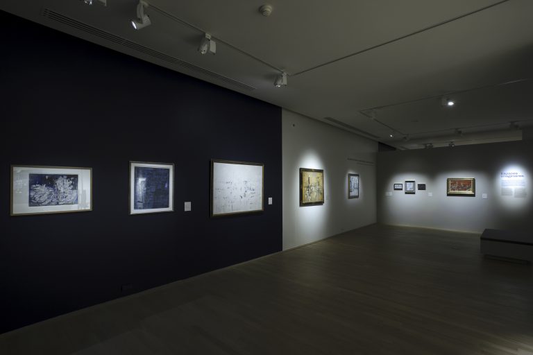 Vue de salles - Exposition Vieira da Silva L'œil du labyrinthe / L'œil des collectionneurs - 16 décembre 2022 - 3 avril 2023<br/>© Jeanne Bucher Jaeger