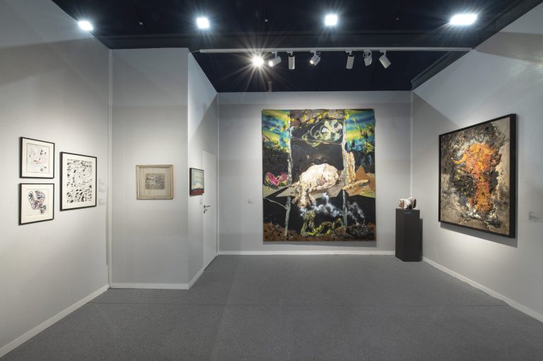 Galerie Jeanne Bucher Jaeger's Booth, Art Paris, 2022<br/>© Jeanne Bucher Jaeger