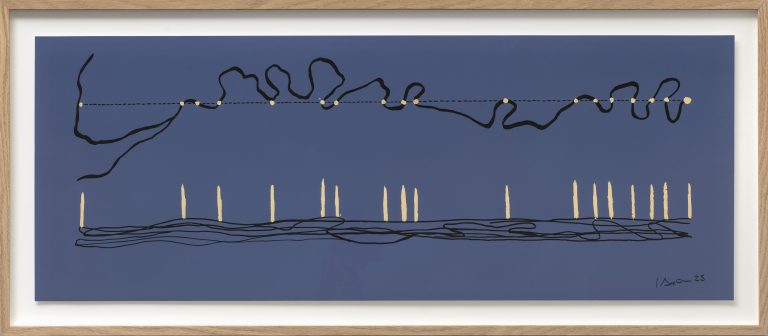 Lena Soffer-Grumbach, L’Axe de lumière la nuit, 2023<br/>© Jeanne Bucher Jaeger