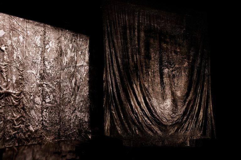 Evi Keller, Scenography Creation Matière-Lumière of the Opera Dido and Aeneas by Purcell 2023, Installation, March 2023<br/>© Jeanne Bucher Jaeger