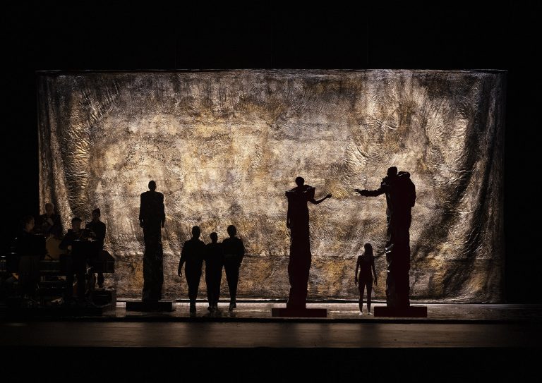 Evi Keller, Scénographie de l’Opéra Didon et Enée de Purcell, Créations Matière-Lumière, 2023<br/>© Jeanne Bucher Jaeger