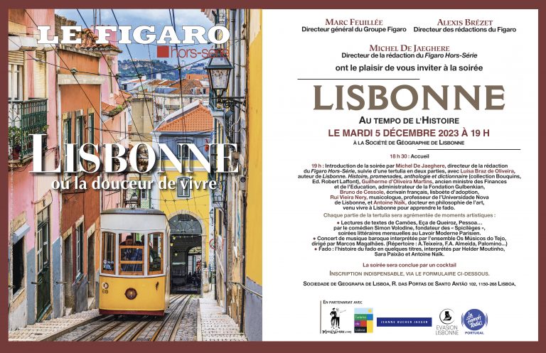 Soirée « Lisbonne au tempo de l’Histoire »<br/>© Jeanne Bucher Jaeger