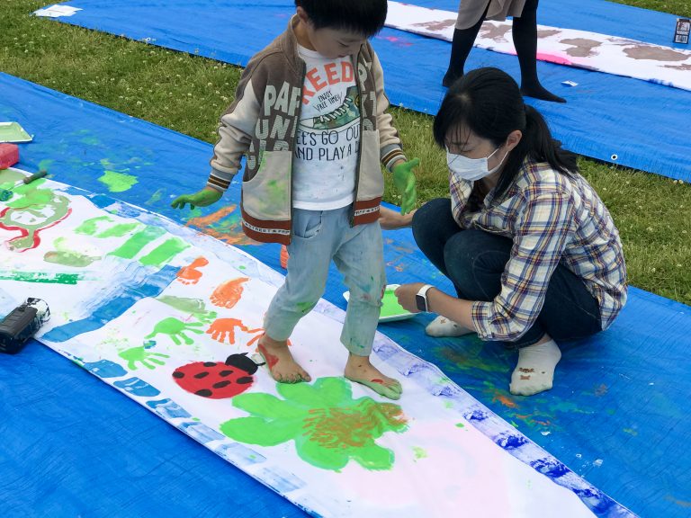 Susumu Shingu, Genki-nobori, workshop 2023<br/>© Jeanne Bucher Jaeger