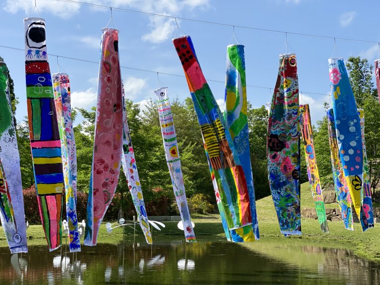 Susumu Shingu, Genki-nobori, workshop 2023<br/>© Jeanne Bucher Jaeger