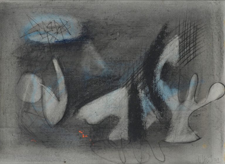 Nicolas de Staël, Composition, 1942<br/>© Jeanne Bucher Jaeger