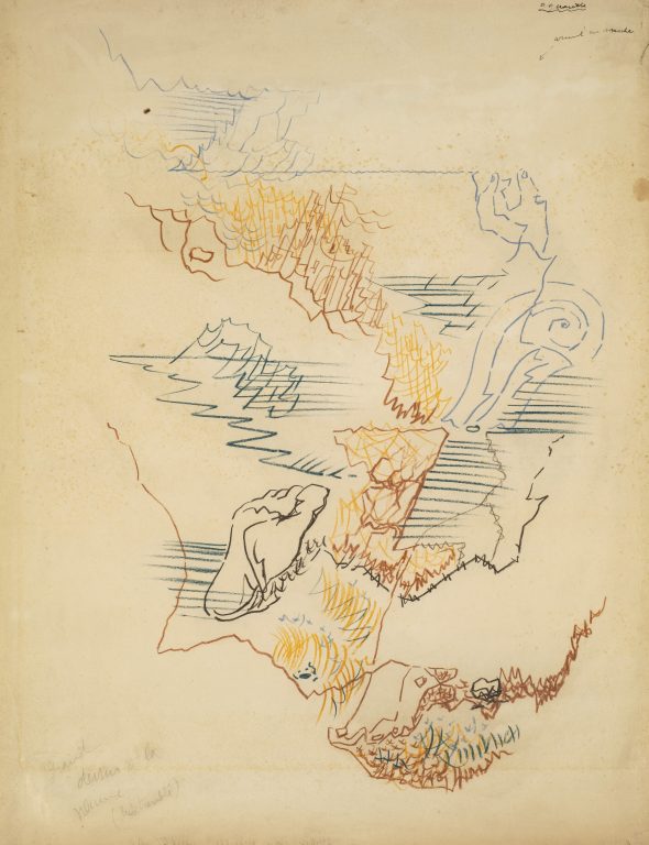 André Masson, Au bord de la mer, 1926<br/>© Jeanne Bucher Jaeger