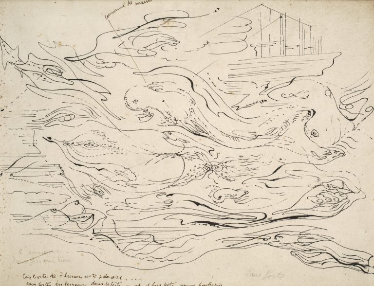 André Masson, L'amour sans fin ni lieu, 1925<br/>© Jeanne Bucher Jaeger