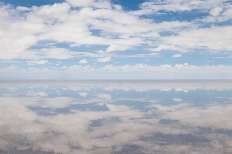 Water mirror on the salt desert, 2015, Bolivia, Elina project © Jeanne Bucher Jaeger