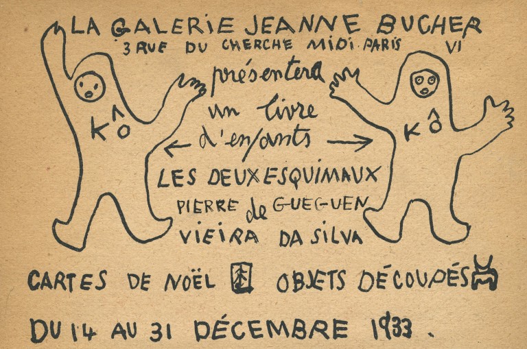 Marai-Helena-Vieira-da-Silva-Ko-et-Ko-1933-768x509 © Jeanne Bucher Jaeger