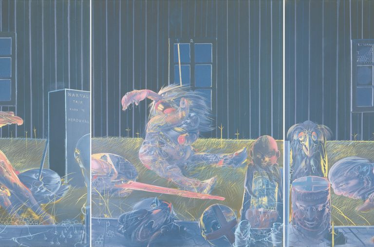 Dado, Triptyque de Narval, 1975 © Jeanne Bucher Jaeger